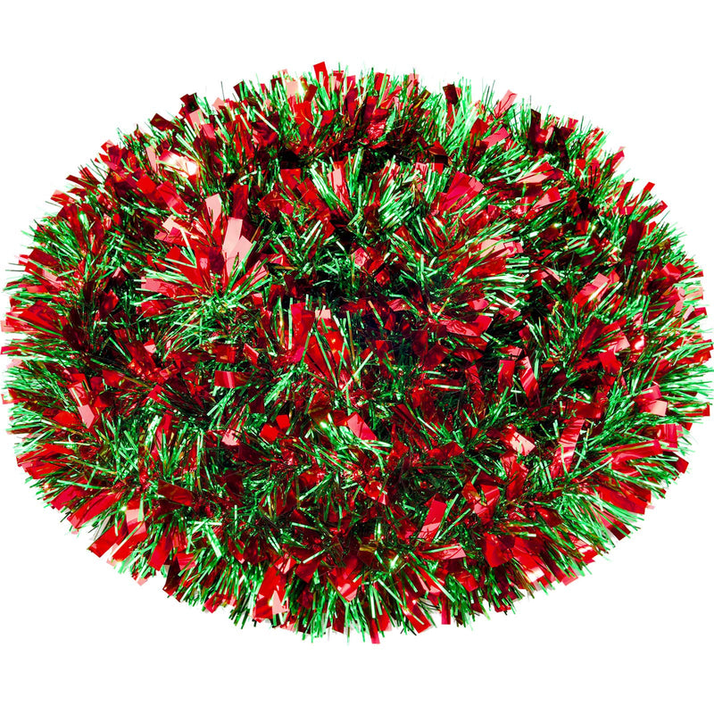 EBOOT 39.4 Feet Christmas Tinsel Garland Shiny Garland Metallic Christmas Tree Garland Hanging Decorations for Christmas Party Indoor and Outdoor Decorations (Red and Green) - Gift Guide