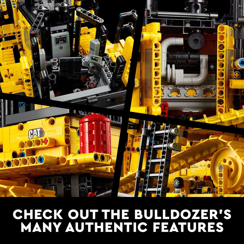 LEGO Technic App-Controlled Cat D11 Bulldozer 42131 Building Set for Adults (3,854 Pieces)