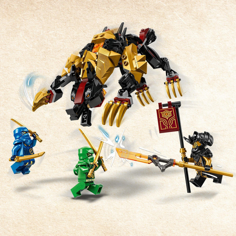 LEGO NINJAGO Imperium Dragon Hunter Hound Set, Monster Figure Building Toy for 6+ Years Old Kids, Boys, Girls, Posable Mythical Creature, Ninja Gift with 3 Minifigures 71790