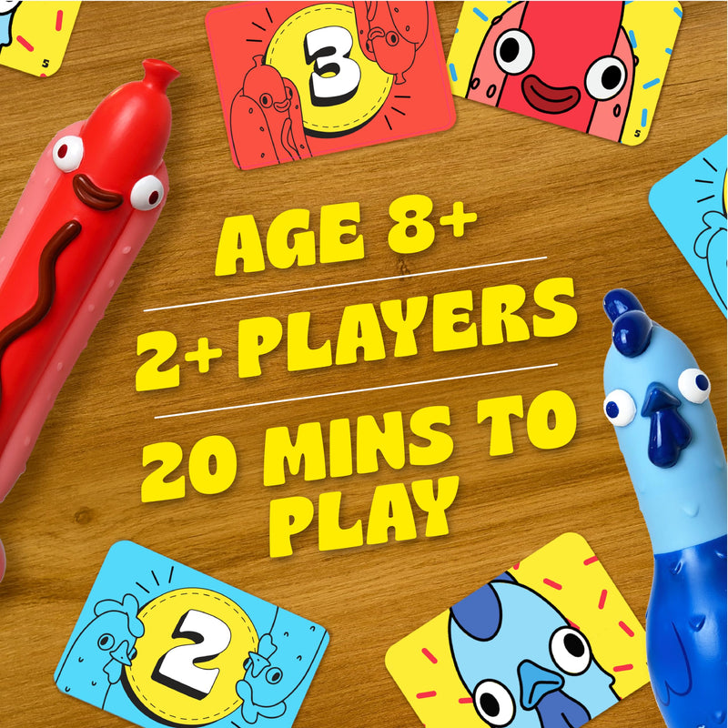 Big Potato Chicken vs Hotdog: The Ultimate Challenge Party Game for Kids, Teens, Adults and Flipping-Fun Families | Best Christmas Board Games