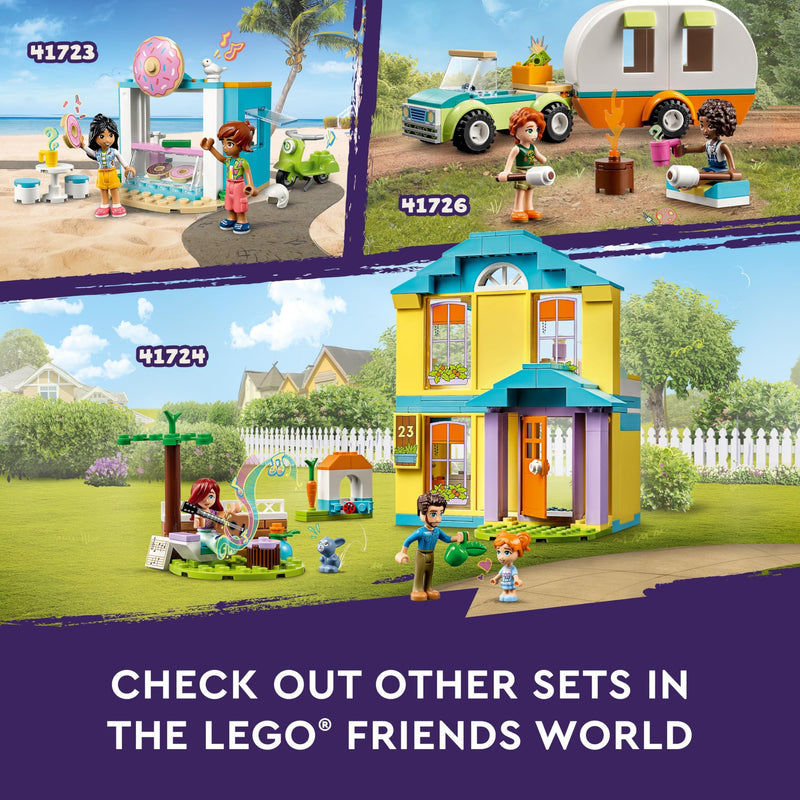LEGO Friends Paisley's House, Dolls House Toy for Girls and Boys 4 Plus Years Old, Playset with Accessories, Birthday Gift Idea, 2023 Series Characters 41724