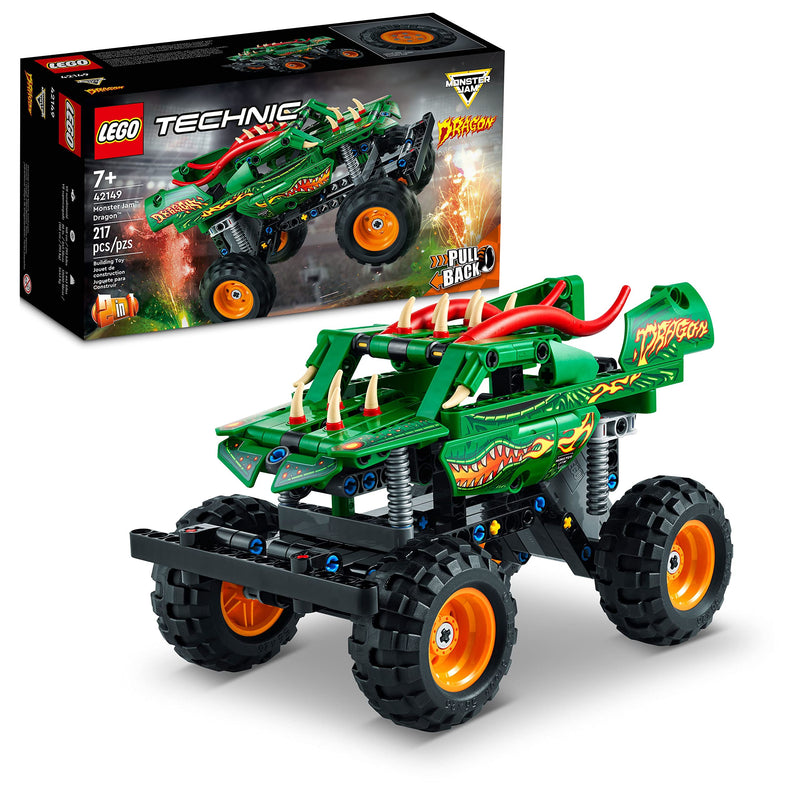 LEGO Technic 42149 Monster Jam™ Dragon™ Age 7+ 217pcs