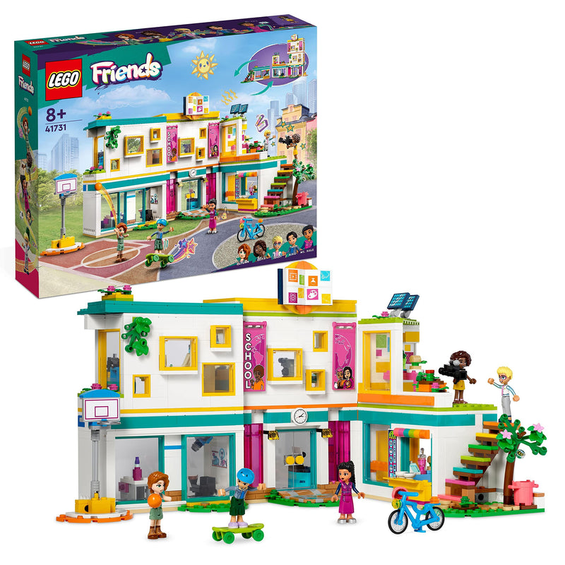 LEGO Friends Heartlake International School Playset, Building Toy for 8 Plus Year Old Kids, Girls and Boys with 5 Character Mini-Dolls & Accessories, Birthday Gift Idea 41731