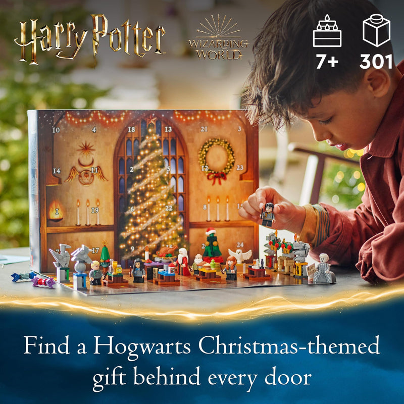 LEGO Harry Potter Advent Calendar 2024, Hogwarts Fantasy Toy for Kids, Includes 7 Minifigures and 16 Mini Builds, Christmas Countdown Treat, Gift for 7 Plus Year Old Girls, Boys and Fans 76438 - Gift Guide