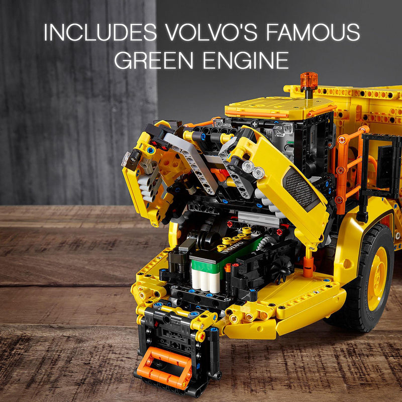 LEGO 42114 Technic 6x6 Volvo Articulated Hauler RC Truck Toy, Remote Control Car Construction Vehicle