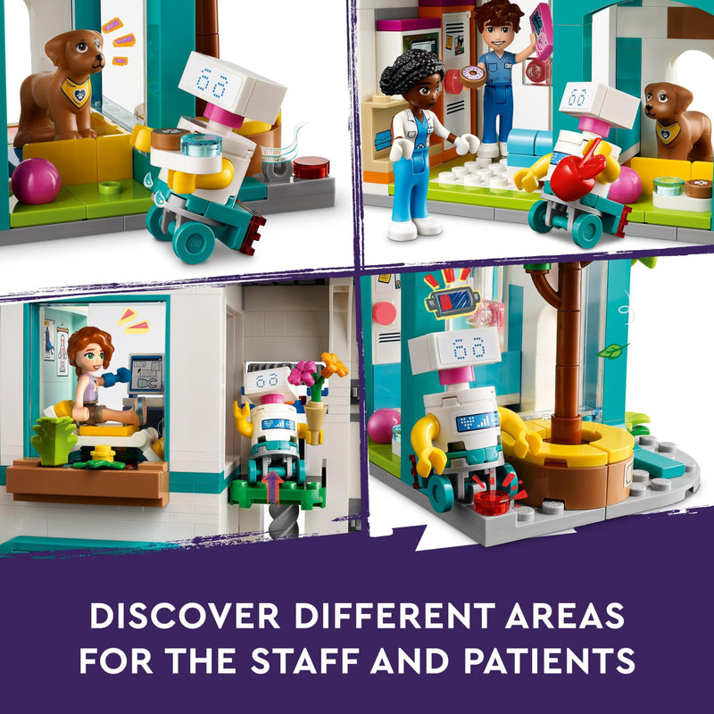 LEGO Friends Heartlake City Hospital Set with Helicopter Toy for 7 Plus Year Old Girls, Boys & Kids, Mini-Doll Characters Including Autumn, Doctor Role-Play Building Toys, Gift Idea 42621