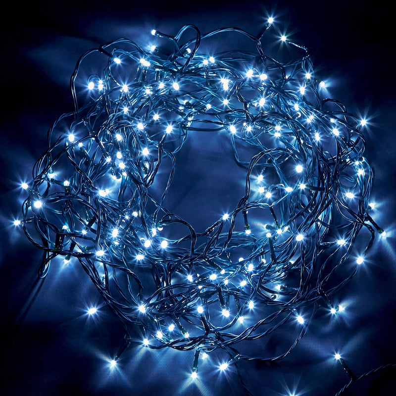 NETTA Christmas Tree Fairy Lights - 100 LED Cool White with 8 Different Modes; for Outdoor & Indoor Use, Plug in Xmas Party Decorations - 100 LED/ 10M Lit-Length - Gift Guide