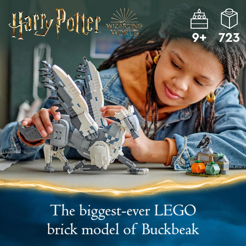 LEGO Harry Potter Buckbeak, Hippogriff Toy, Magical Creature Figure, Collectible, Creative Kids’ Bedroom Decoration, Wizarding World Gift Idea for 9 Plus Year Old Boys, Girls and Fans 76427