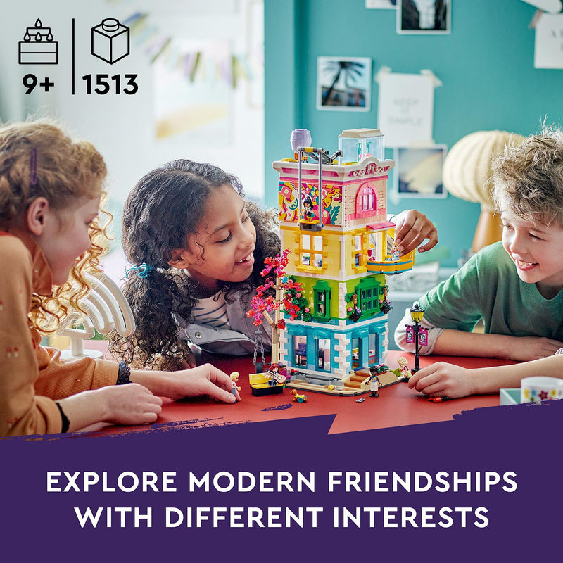 LEGO Friends Heartlake City Community Centre Modular Building Set, Toy Birthday Gift Idea for Kids, Girls, Boys with Art and Recording Studios, Gaming Room plus Pickle the Dog and More 41748