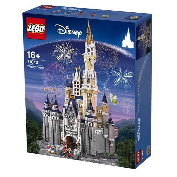 LEGO 71040 The Disney Cinderella Castle Buildable Castle Toy, Set with Mickey & Minnie Mouse, Daisy and Donald Duck plus Tinkerbell Minifigures