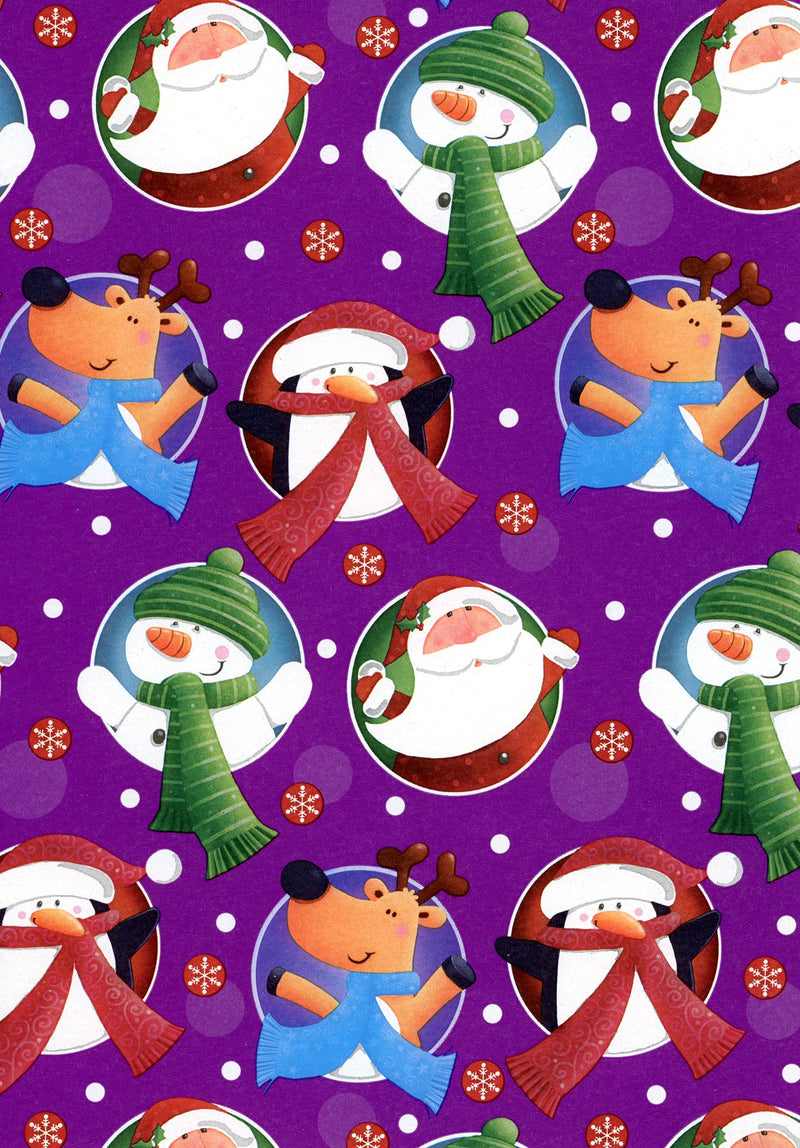 6 X 7M Cute Christmas Gift Wrapping Paper Roll (42 Meters) Ideal for Xmas, Festive Season - Made in Uk - Gift Guide
