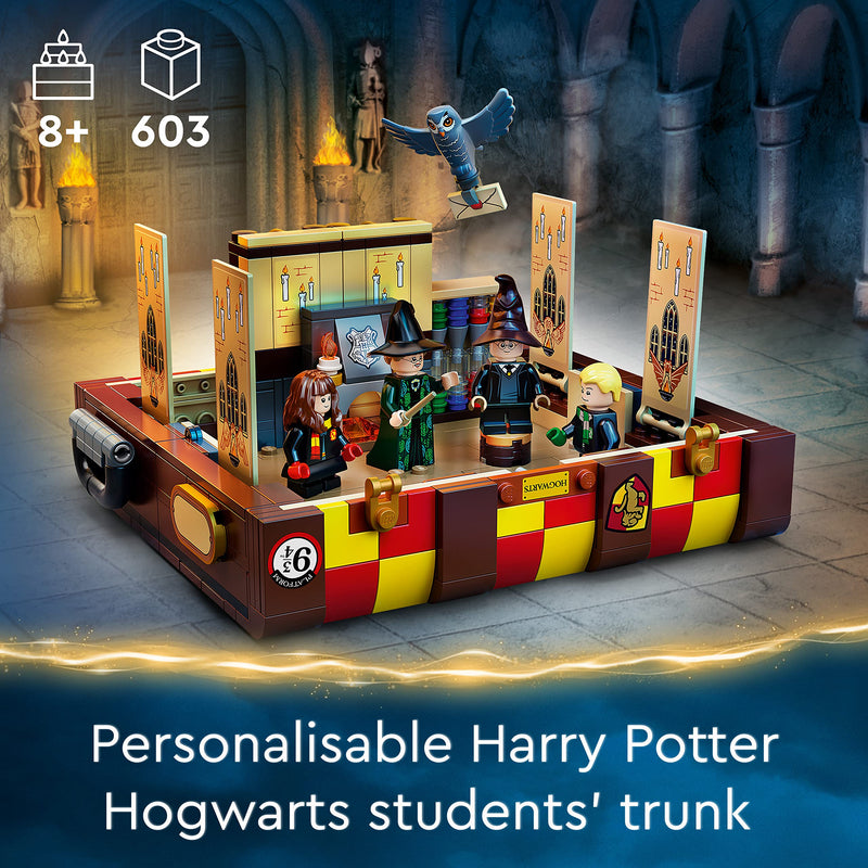 LEGO Harry Potter Hogwarts Magical Trunk 76399 Building Kit; Cool, Collectible Toy Featuring Popular Character Minifigures from the Harry Potter Movies; Great Gift for Kids Aged 8+ (603 Pieces)