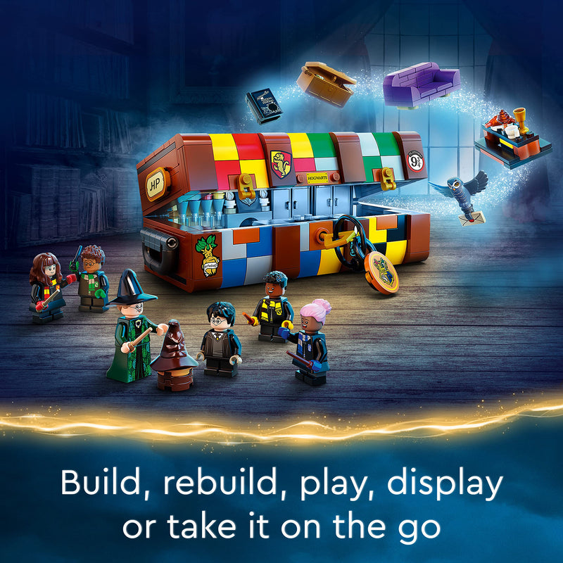 LEGO Harry Potter Hogwarts Magical Trunk 76399 Building Kit; Cool, Collectible Toy Featuring Popular Character Minifigures from the Harry Potter Movies; Great Gift for Kids Aged 8+ (603 Pieces)