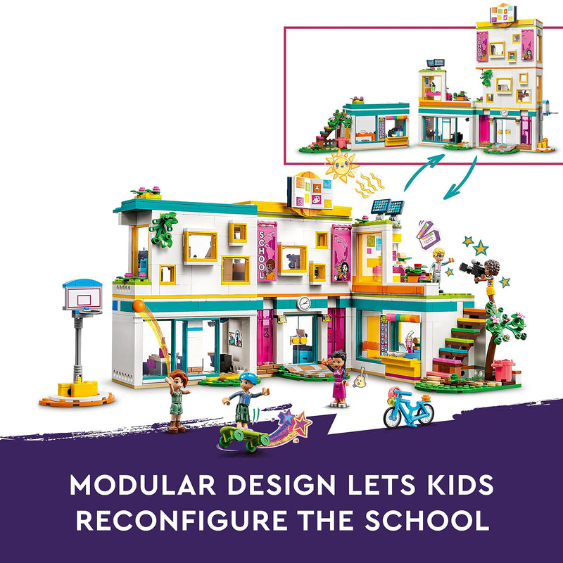 LEGO Friends Heartlake International School Playset, Building Toy for 8 Plus Year Old Kids, Girls and Boys with 5 Character Mini-Dolls & Accessories, Birthday Gift Idea 41731
