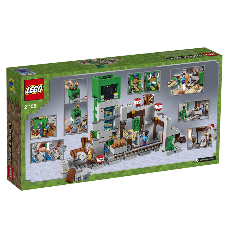 LEGO Minecraft The Creeper Mine 21155 Building Kit, New 2019 (834 Pieces)