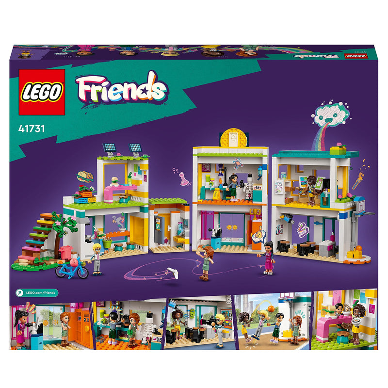 LEGO Friends Heartlake International School Playset, Building Toy for 8 Plus Year Old Kids, Girls and Boys with 5 Character Mini-Dolls & Accessories, Birthday Gift Idea 41731