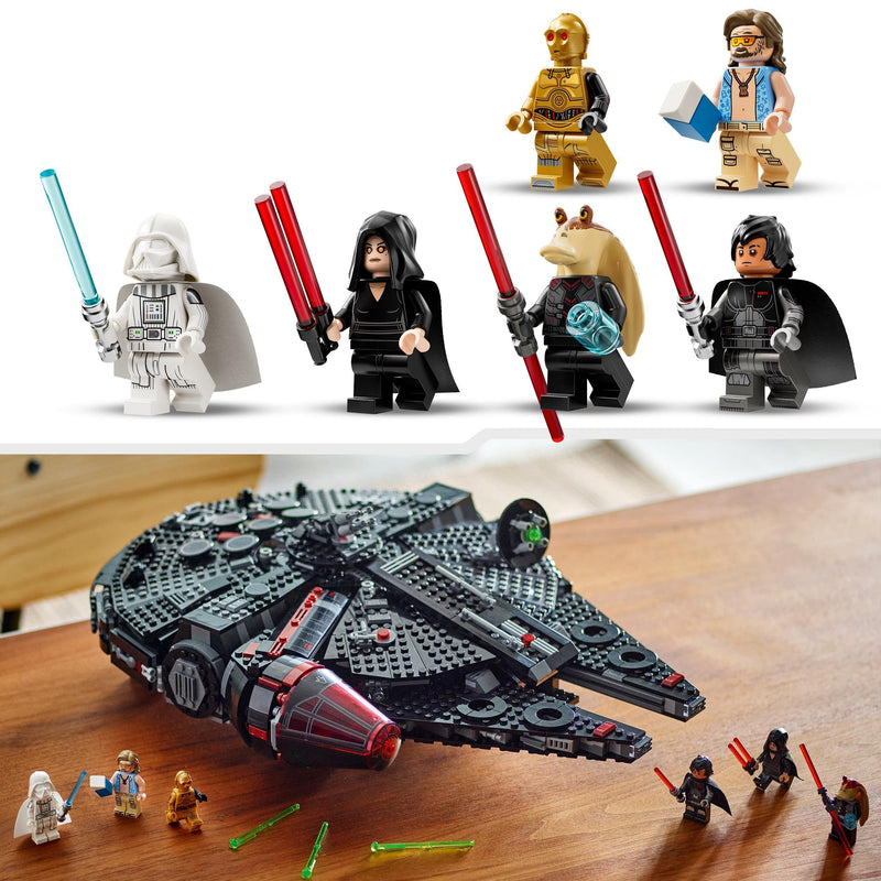 LEGO Star Wars The Dark Falcon Starship Set, Vehicle Building Toy for 10 Plus Year Old Boys & Girls, with 6 Minifigures Incl. C-3PO, Birthday Gift for Kids and Fans 75389