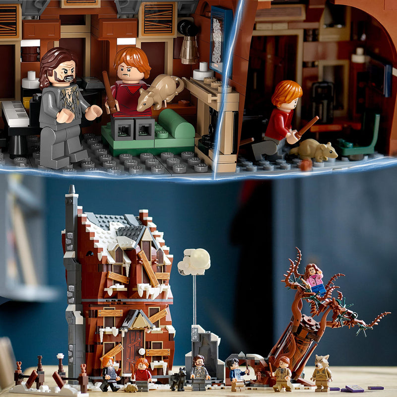 LEGO Harry Potter The Shrieking Shack & Whomping Willow 2 in 1 Wizarding World Toy with 6 Character Minifigures, The Prisoner of Azkaban Set, Gifts for Kids, Girls & Boys 76407