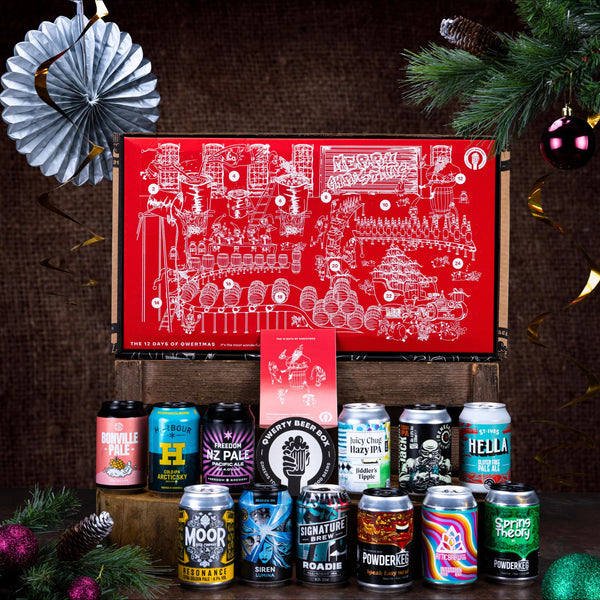 Premium IPA Pale Ale Craft Beer Advent Calendar For Men, 12 x Independent 330ml Cans of British Beer, Bespoke 12 Days of Christmas 2024 Men Advent Calendar Designed & Made in the UK for Beer Lovers - Gift Guide