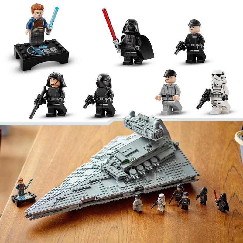 LEGO Star Wars Imperial Star Destroyer Starship Building Toy, Collectible A New Hope Set Includes a Darth Vader Character Minifigure, Birthday Gift for 10 Plus Year Old Kids, Boys & Girls 75394
