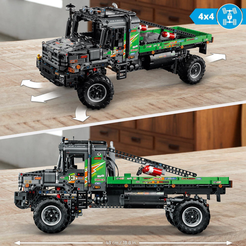 LEGO 42129 Technic 4x4 Mercedes-Benz Zetros Trial Truck ToyRC CarApp-controlled Motor Vehicles Series