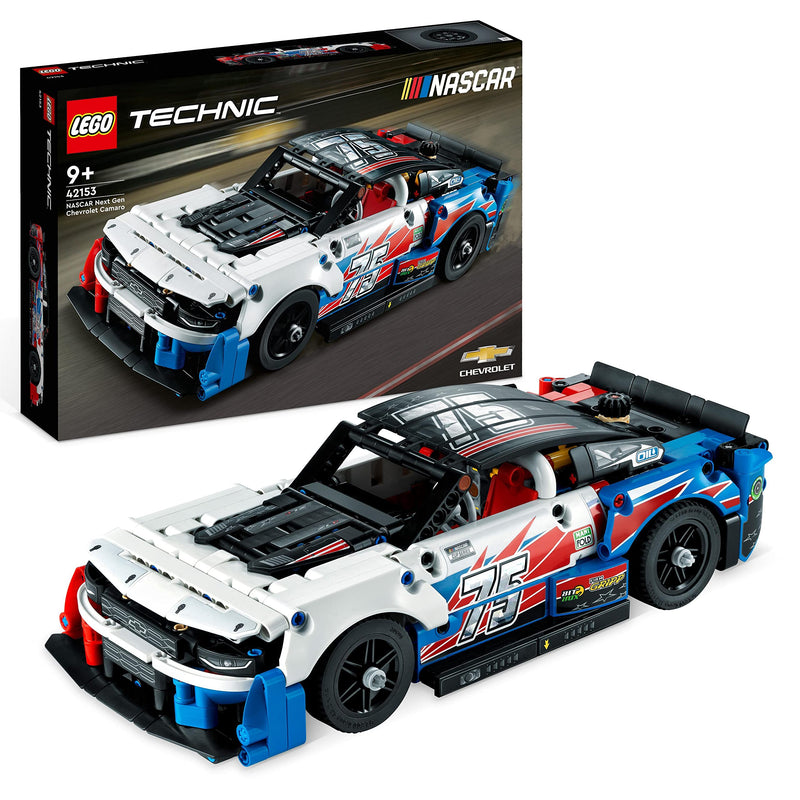 LEGO Technic NASCAR Next Gen Chevrolet Camaro ZL1 Model Car Building Kit, Toy Racing Vehicle, Collectible Motorsport Construction Set 42153