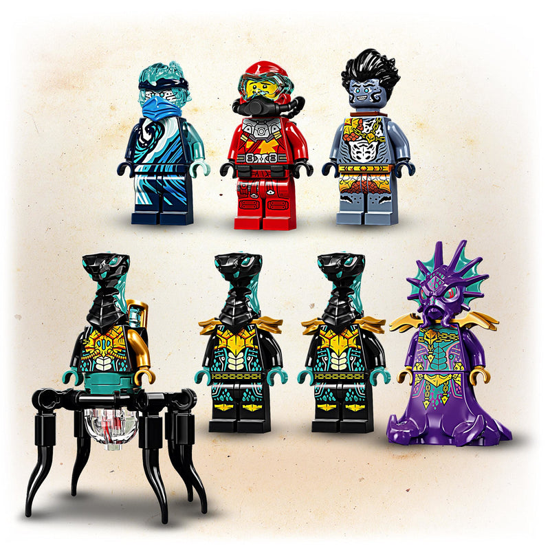 LEGO 71755 NINJAGO Temple of the Endless Sea Building Toy, Underwater Playset with Ninja Kai Minifigure, Gifts for 9 Plus Year Old Boys & Girls