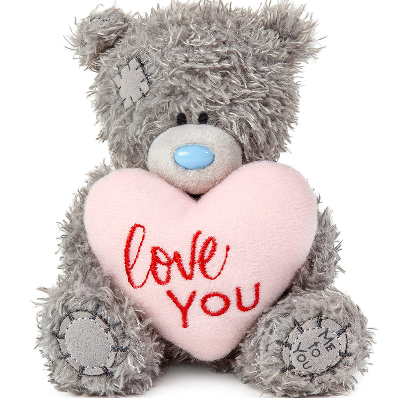 Me To You Bear 4" Love You Padded Heart, Gray - Gift Guide