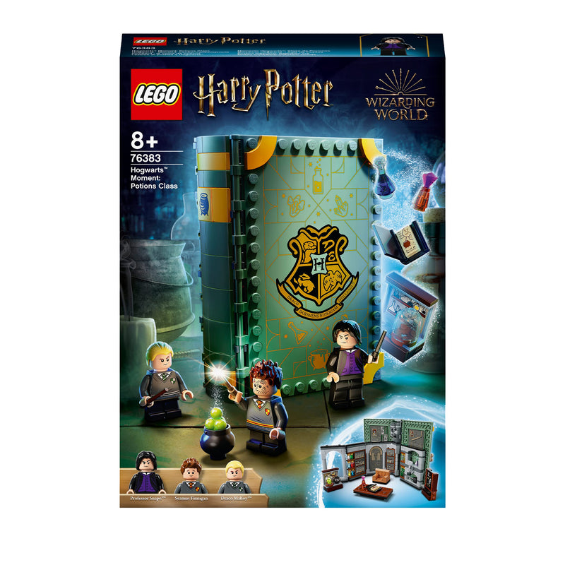 LEGO 76383 Harry Potter Hogwarts Moment: Potions Class, Collectible Book Toy for Kids, Travel Case, Portable Playset Gift Idea