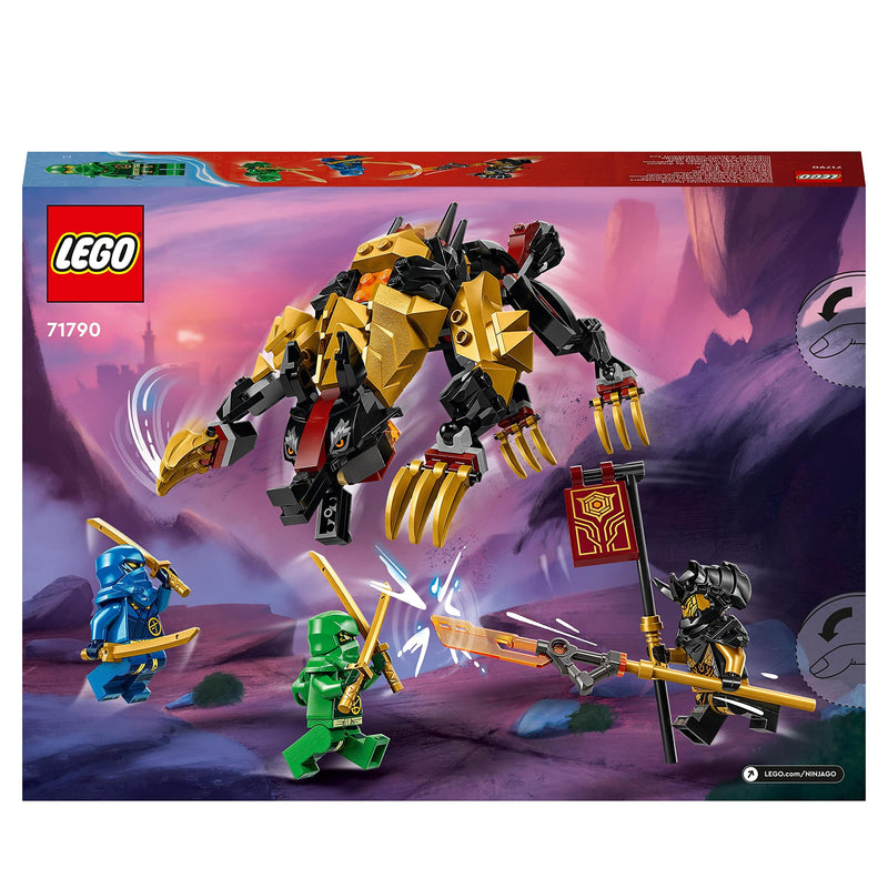 LEGO NINJAGO Imperium Dragon Hunter Hound Set, Monster Figure Building Toy for 6+ Years Old Kids, Boys, Girls, Posable Mythical Creature, Ninja Gift with 3 Minifigures 71790