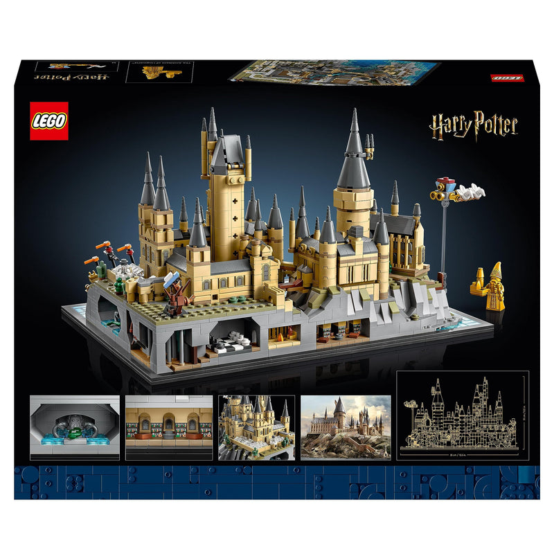 LEGO Harry Potter Hogwarts Castle and Grounds - Collectible Set for Adults incl. Main & Astronomy Towers, Great Hall, Chamber of Secrets & Architect Minifigure - 76419