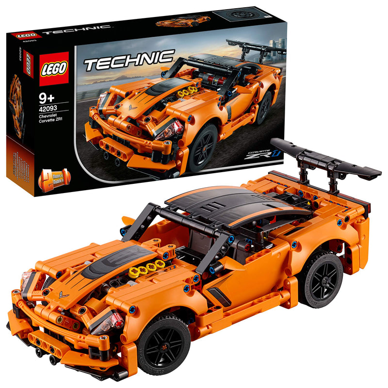 LEGO Technic Chevrolet Corvette ZR1 Supercar 42093 Bauset, Neu 2019 (579 Teile)