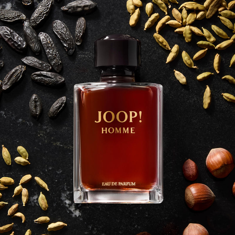 JOOP! Homme - Eau de Parfum for Men - Woody with Notes of Mandarin, Fresh Hazelnut, Cardamom, Tonka Bean Accord - High Longevity - 75ml