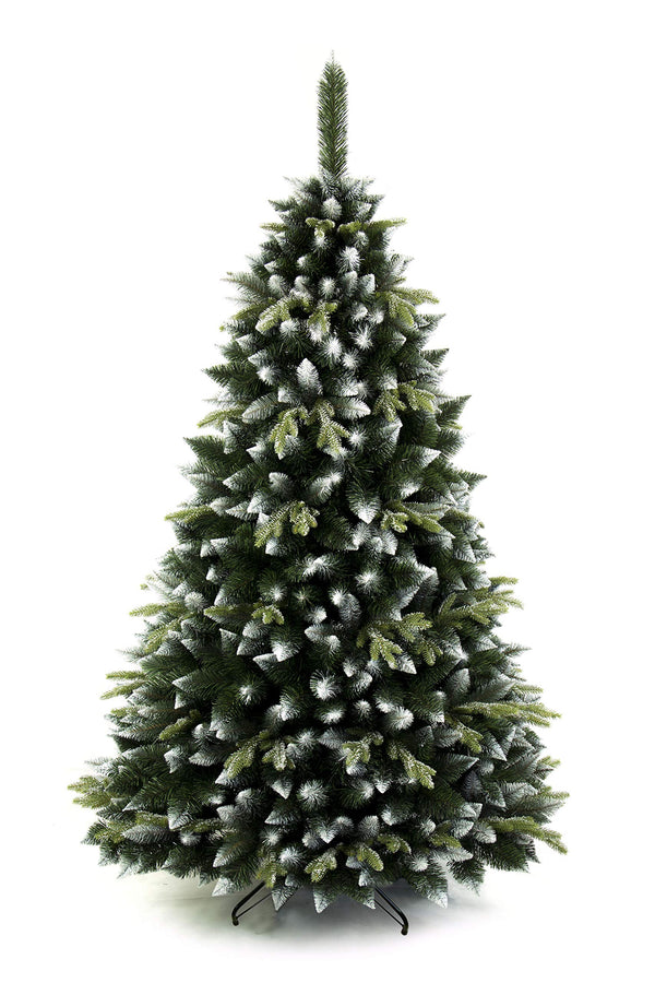 CHRISTMAS TREE New Boxed Traditional Forest Green Luxury TREE (Silver Pine, 250 cm) - Gift Guide