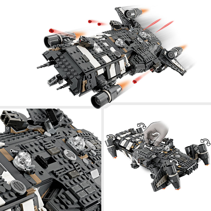 LEGO Star Wars: Skeleton Crew The Onyx Cinder Set, Collectible Building Toy for 10 Plus Year Old Boys & Girls, Includes 5 Character Minifigures, Gift Idea for Kids and fans 75374