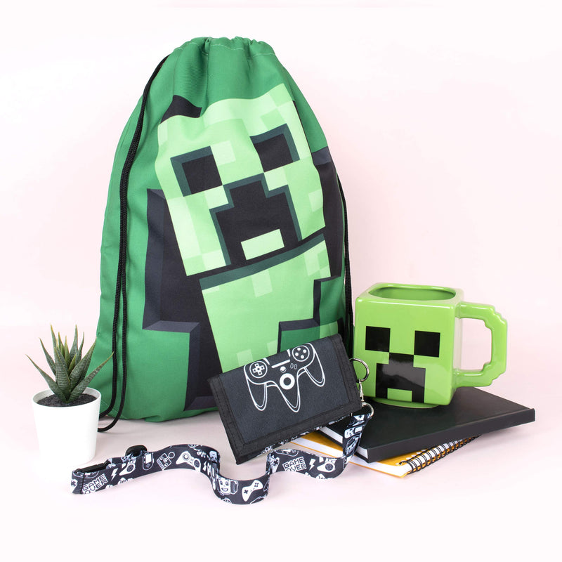 Minecraft Official Creeper Mug I 600ml Ceramic Mug ITasse Character Design for Birthday and Christmas Gifts