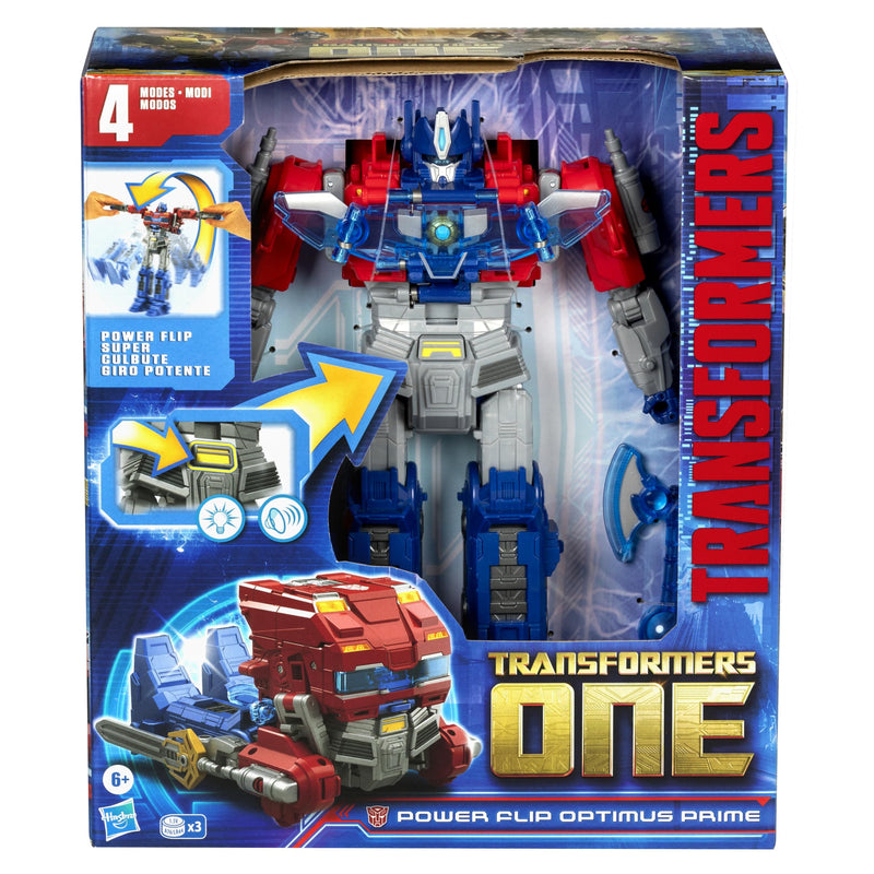 Transformers One Power Flip Optimus Prime (Orion Pax) Interactive Action Figure