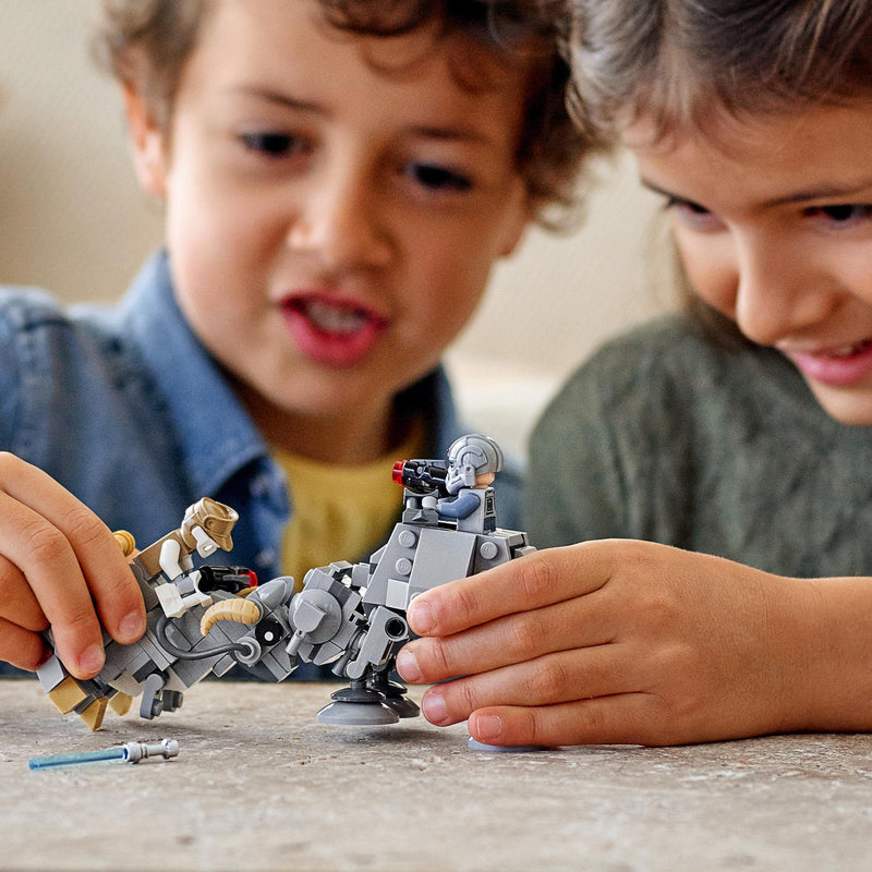 LEGO 75298 Star Wars AT-AT vs. Tauntaun Microfighters Building Set with Luke Skywalker and AT-AT Driver Minifigures