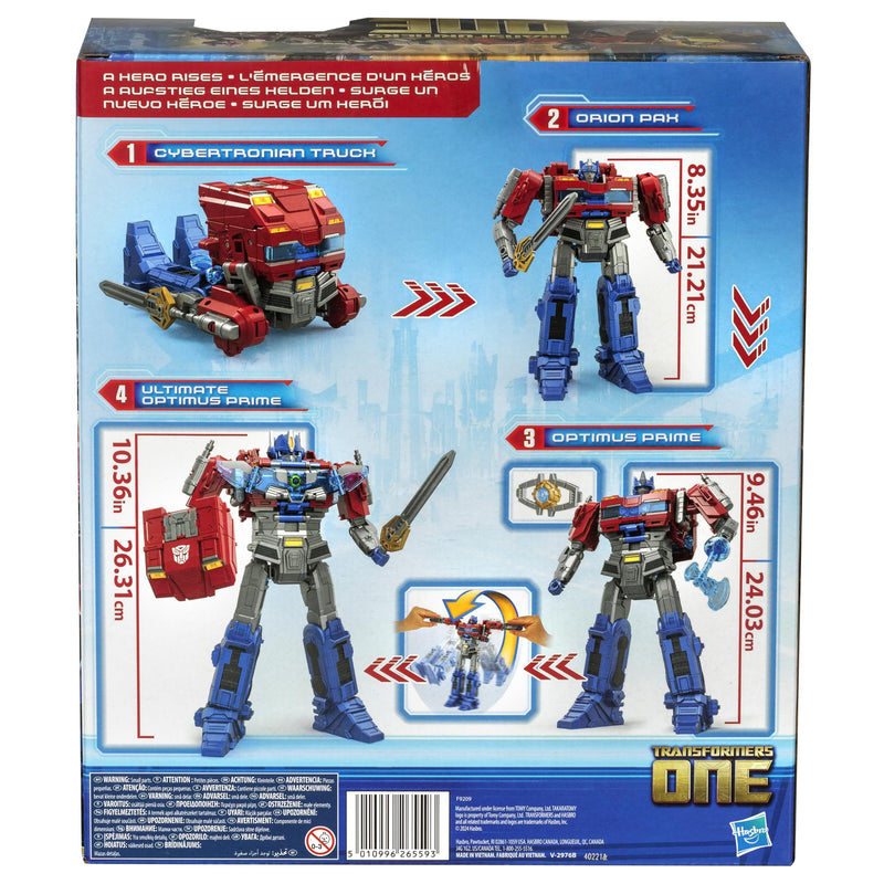 Transformers One Power Flip Optimus Prime (Orion Pax) Interactive Action Figure