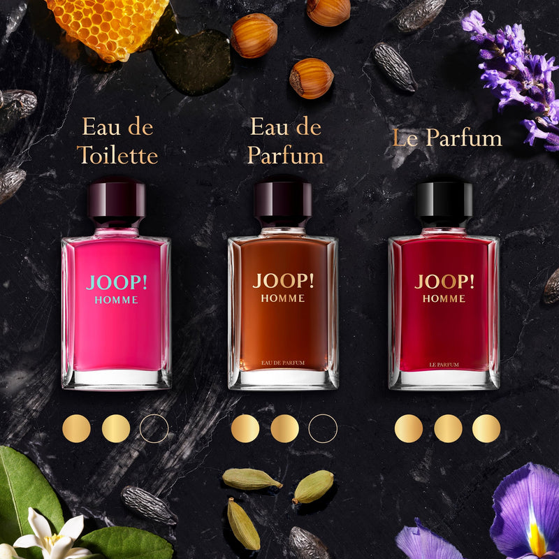 JOOP! Homme - Eau de Parfum for Men - Woody with Notes of Mandarin, Fresh Hazelnut, Cardamom, Tonka Bean Accord - High Longevity - 75ml