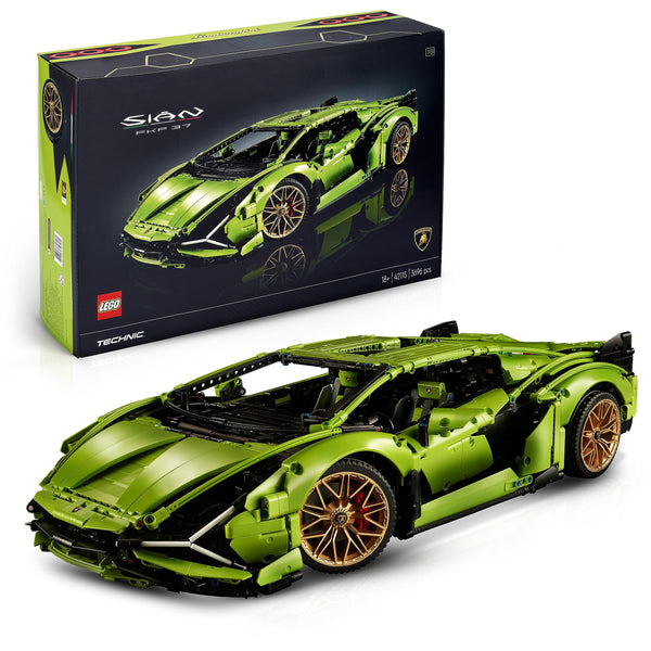 LEGO Technic Lamborghini Sián FKP 37 Race Car Model Building Kit for Adults, Idea for Men and Women, Advanced Collectible Set 42115