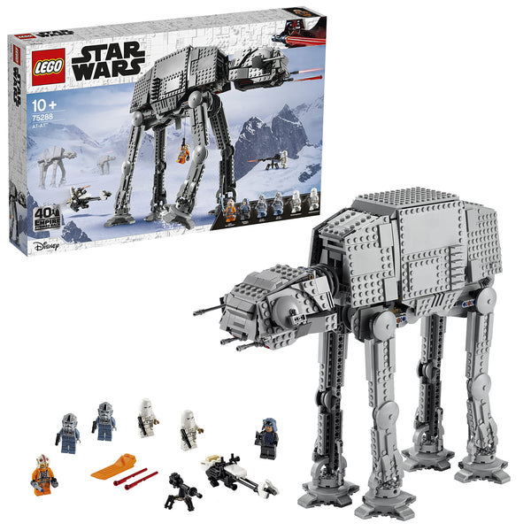 LEGO Star Wars AT-AT 75288 Building Kit, Fun Building Toy Playset for Kids to Role-Play Exciting Missions in the Star Wars Universe and Recreate Classic Star Wars Trilogy Scenes (1,267 Pieces)