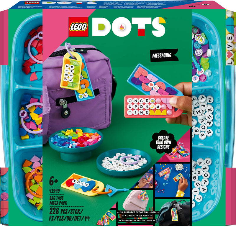 LEGO 41949 DOTS Bag Tags Mega Pack - Messaging