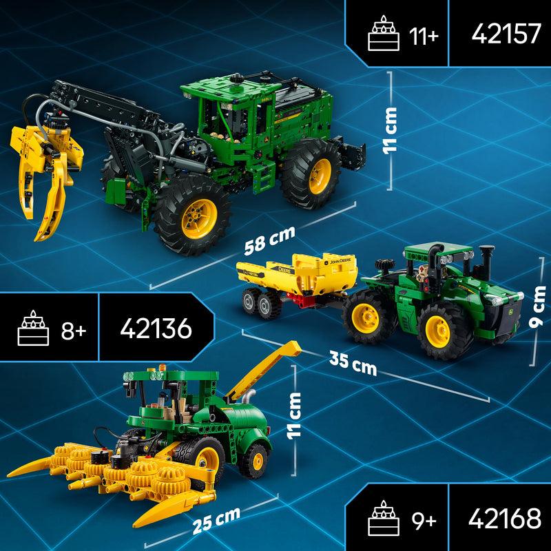 LEGO Technic John Deere 9700 Forage Harvester, Tractor Toy for Kids, Farm Set, Vehicle Model Building Kit with Realistic Functions for Imaginative Play, Gift for Boys and Girls Aged 9 Plus 42168