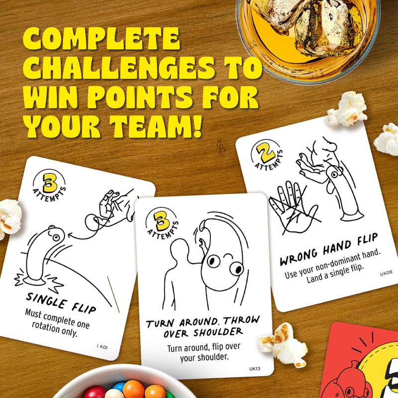 Big Potato Chicken vs Hotdog: The Ultimate Challenge Party Game for Kids, Teens, Adults and Flipping-Fun Families | Best Christmas Board Games