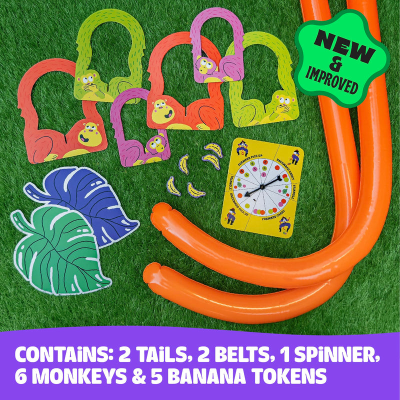 It's Bananas! The Monkey Tail Game - Funny, Fun Party & Family Game for Kids, Adults, Board Game, Hen Do, Halloween, Christmas, Garden, Secret Santa, Girls Night, Birthday Gift, Stocking Filler