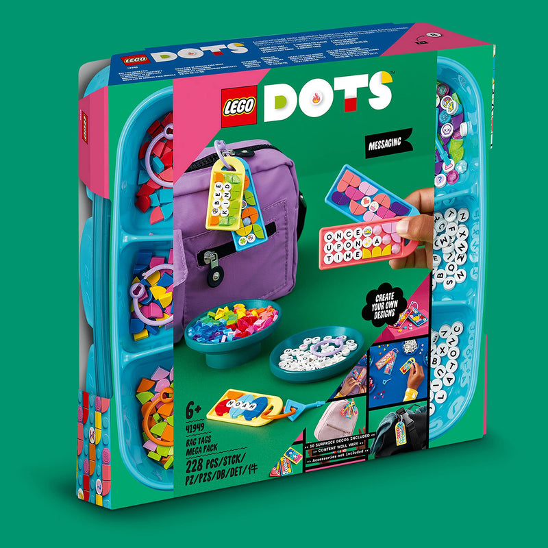 LEGO 41949 DOTS Bag Tags Mega Pack - Messaging