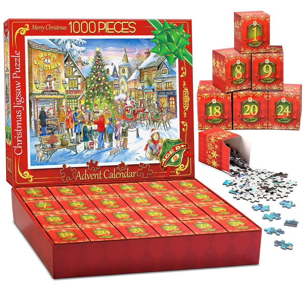 Advent calendar 2024, Jigsaw Puzzles for Adult 1000 Toys for Women Men 1000 Piece Jigsaw Puzzle Birthday Gifts for Her Thank You Gifts Friendship Gifts Advent Calendar 2024 Women Kids - Gift Guide