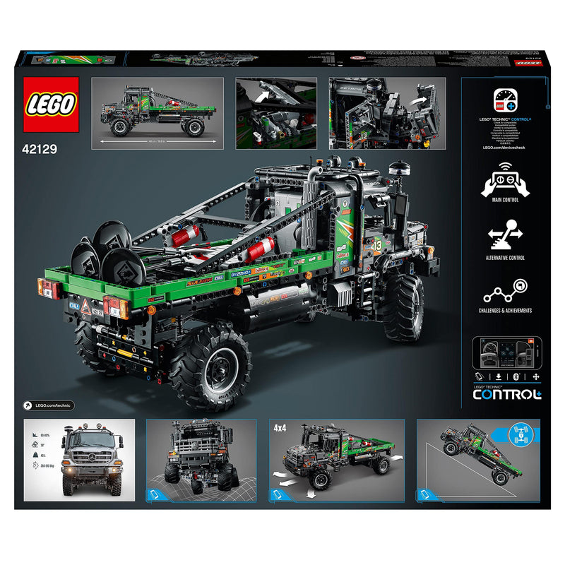 LEGO 42129 Technic 4x4 Mercedes-Benz Zetros Trial Truck ToyRC CarApp-controlled Motor Vehicles Series