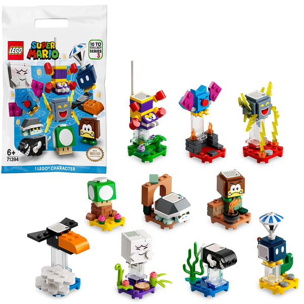LEGO 71394 Super Mario Character Packs – Series 3, Toy Collectible Figures, Gift Idea for Kids (1 Unit - Style Picked At Random)
